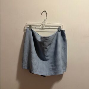 Abercrombie & Fitch Light Blue Mini Skirt